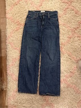 AGOLDE Dark Wash Harper Jeans